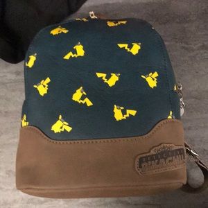 Loungefly Detective Pikachu mini backpack NWT